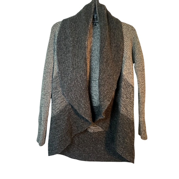 EILEEN FISHER • Yak Wool Silk Open Front Cardigan gray Size: PP - Picture 1 of 9